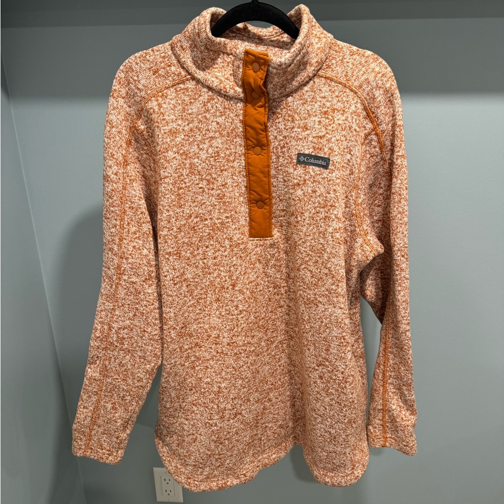 Women’s Columbia Sweater Weather Fleece Tunic – XL - Orange